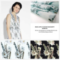 Fashion Organza Printed Garment Fabric for Summer Style